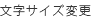 文字サイズ変更